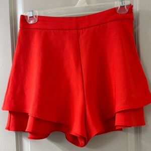 Zara Vibrant Red Women's Skorts